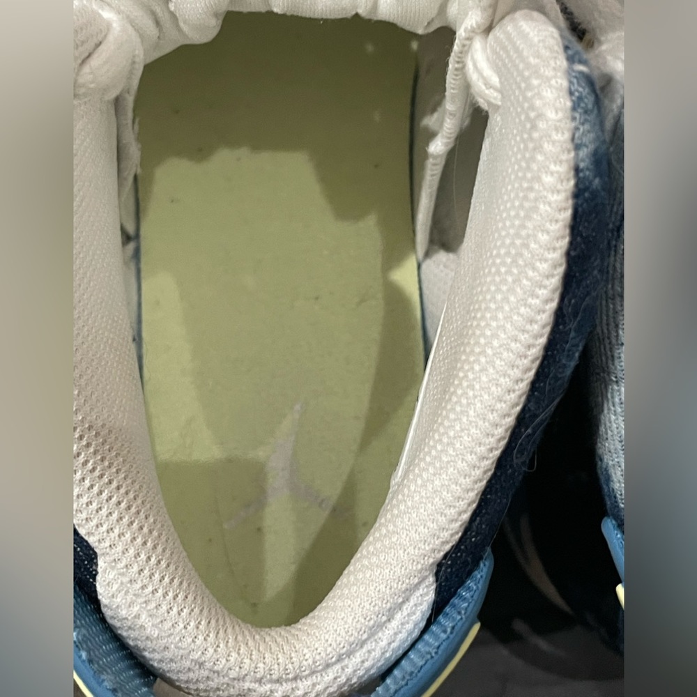 Jordan 6.5 Retro Washed Denim Wht/Dutch Blue-Citron Tint - Picture 8 of 13